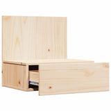 Bedside Table Brown 42 x 32.5 x 40 cm Solid pine wood 873493