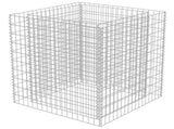 Gabion Raised Bed Galvanised Steel 90x90x100 cm 143556