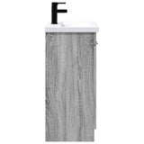 Bathroom Furniture Set Grey Sonoma 56 x 37.5 x 81 cm 3404150
