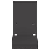 Pig Feeder Black 82 x 51 x 91.5 cm Cold-Rolled Steel 874642