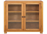 Cabinet with Shelf Brown 80 x 35 x 95 cm Solid Oak Wood 4106556