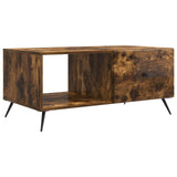 Coffee Table Smoked Oak 90 x 50 x 40 cm Engineered Wood 895650