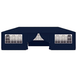 Professional Party Tent with Side Walls 4x9 m Blue 90 g/m 48530