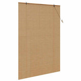Roller Blind Brown 140 x 220 cm Bamboo 42006859