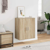 Shoe Cabinet Sonoma Oak 60x35x70 cm Engineered Wood 808921