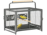 Parrot Cage, Travel Carry Pet Bird Cage, with Metal Handle T3398P349804
