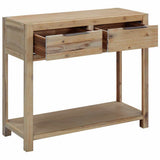 245684 Console Table 82x33x73 cm Solid Acacia Wood