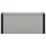Garden Waste Basket Grey 85x34x40 cm 340988