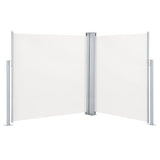 Retractable Side Awning Cream 140x600 cm 317989