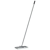Garden Rake Manual Silver 45 x 25 x 200 cm Stainless Steel 42011359