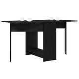 Dinning Table 138 x 70 x 73.5 cm Engineered Wood Black Oak 8006072