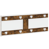 Wall-Mounted Headboard HOORN Smoked Oak Engineered Wood 897400