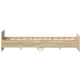 Bed Frame without Mattress Sonoma Oak 120x200 cm 3203742