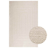 Rug ZIZUR Cream 160x230 cm Jute Look Indoor and Outdoor 4010366