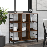 Sideboard Brown Oak 102x32x103,5 cm Engineered Wood 837731