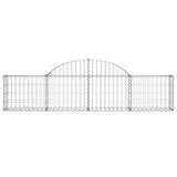 Arched Gabion Baskets 12 pcs 200x30x40/60 cm Galvanised Iron 3146057