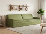 3 Seater Sofa Light Green 220 x 81 x 82 cm Velvet 42041156