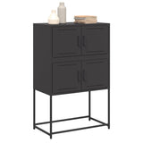Sideboard Black 68.5x38.5x107 cm Steel 846482