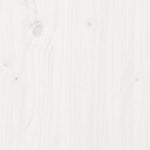ZNTS Garden Planter White 70x70x23 cm Solid Wood Pine 847194