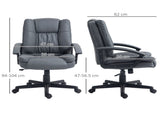 Office Chair, Computer Desk Chair, Mid Back Executive Chair with Adjustable Height and Swivel T3398P342228