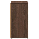 Shoe Cabinet Brown Oak 60x35x70 cm Engineered Wood 816016