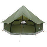 Tipi Tent Olive Green 300 x 300 x 200 cm Polyester and Steel 42029026