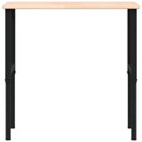 Workbench 100x60x cm Solid Wood Oak Rectangular 3309678