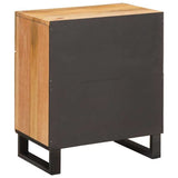 Bedside Cabinet Natural 50 x 33 x 60 cm Solid Mango Wood 4018055