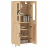 Highboard Sonoma Oak 69.5x34x180 cm Engineered Wood 3198372