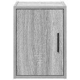 ZNTS Garage Wall Cabinets 2 pcs Grey Sonoma Engineered Wood 860618