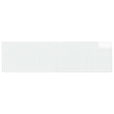 Wall-Mounted Headboard EDE High Gloss White Engineered Wood 896059