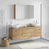 Bathroom Furniture Set 4 pcs Artisan Oak 3406950