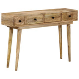 Console Table 110x30x75 cm Solid Wood Mango 376069