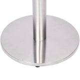 Bistro Table Leg Silver Stainless steel 45 x 107 cm Industrial 325440