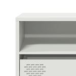 ZNTS TV Cabinet White 135x39x43.5 cm Cold-rolled Steel 851339