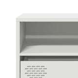 ZNTS TV Cabinet White 135x39x43.5 cm Cold-rolled Steel 851339