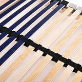 ZNTS Slatted Bed Bases without Mattress 2 pcs with 42 Slats 70x200 cm 3051420