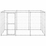 Outdoor Dog Kennel Galvanised Steel 7,26 m 3082308