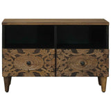 TV Cabinet Brown 70 x 33.5 x 46 cm Solid Mango Wood 4018333