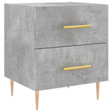 Bedside Cabinet Concrete Grey 40x35x47.5 cm Engineered Wood 827284