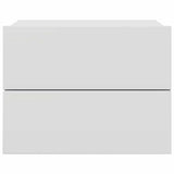 801053 Bedside Cabinet White 40x30x30 cm Engineered Wood