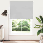 ZNTS Roller Blind Blackout Light Grey 145x230 cm Fabric Width 141.6 cm Polyester 4011475