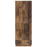 Cabinet Set 2 pcs Old Wood Engineered Wood 3416779