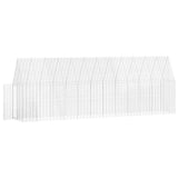Chicken Cage 2 pcs Silver 600 x 100 x 210 cm Galvanised Steel 3394430