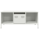 ZNTS Coffee Table White 101.5x50x43.5 cm Cold-rolled Steel 851279