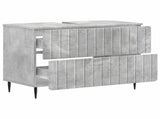 Bathroom Sink Cabinet ZWOLLE Concrete Grey 82 x 41x 58.5 cm 896358