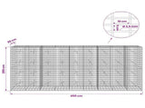 Gabion with 3.5 mm Wire and 5x10 cm Mesh 450x20x200 cm 3462675
