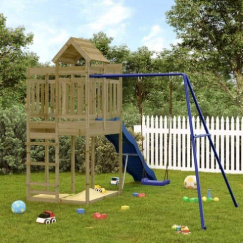 Outdoor Playset Impregnated Wood Pine 3156885