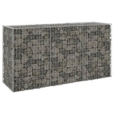 Gabion Wall with Covers Galvanised Steel 200x60x100 cm 147815