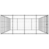 Outdoor Dog Kennel Steel 33.88 m 3082315